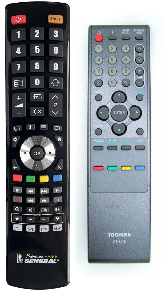 TOSHIBA CT-8015 - mando sustituto - $17.0 : REMOTE CONTROL WORLD