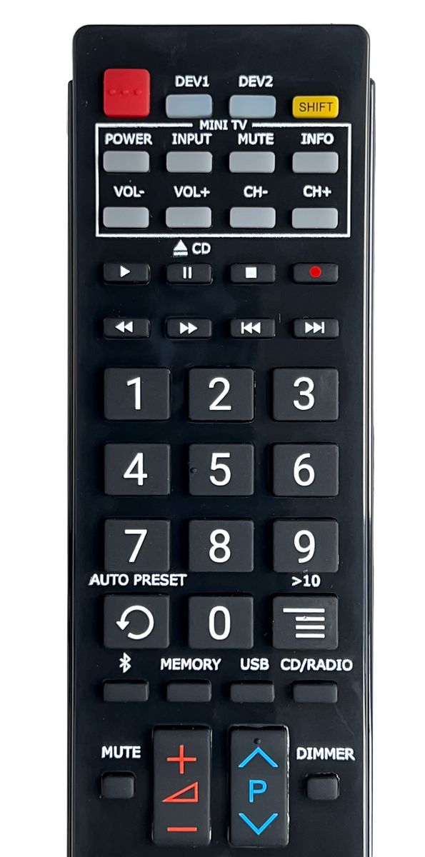 PANASONIC N2QAYB001094 + TV control (mini TV) - mando a distancia duplicado  - $18.0 : REMOTE CONTROL WORLD