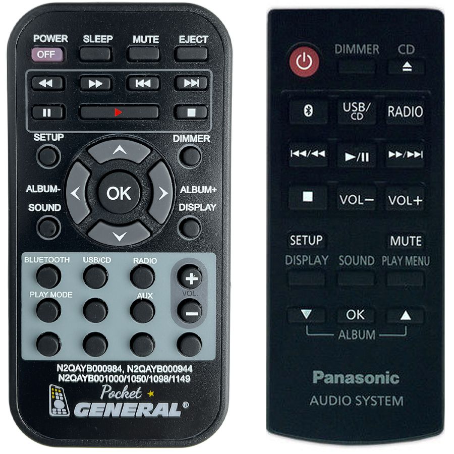 Panasonic SC-AKX18E-K Genuine Original Remote Control 
