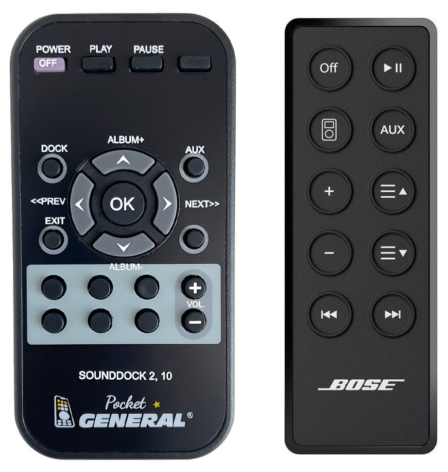 bliver nervøs italiensk Lignende BOSE SOUNDDOCK 2, SOUNDDOCK 10 - remote control duplicate - $17.2 : REMOTE  CONTROL WORLD