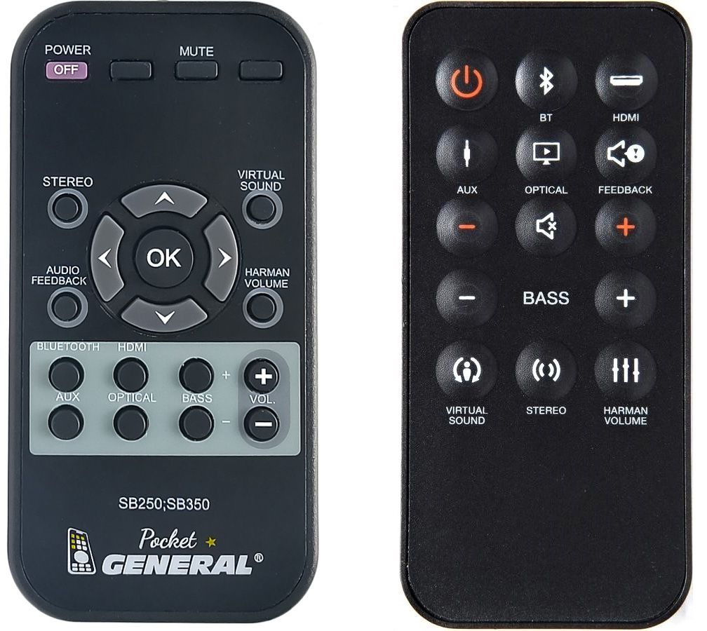 Jbl sb350 hot sale remote