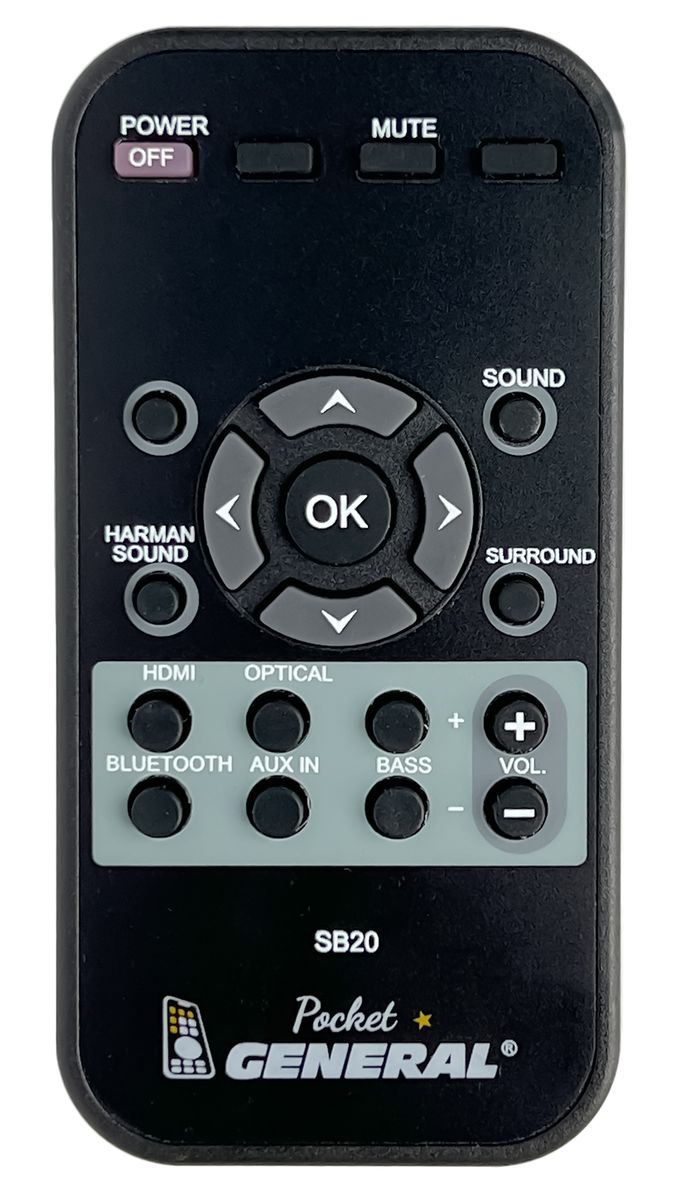 HARMAN KARDON SB20 subwoofer remote control duplicate 16.4