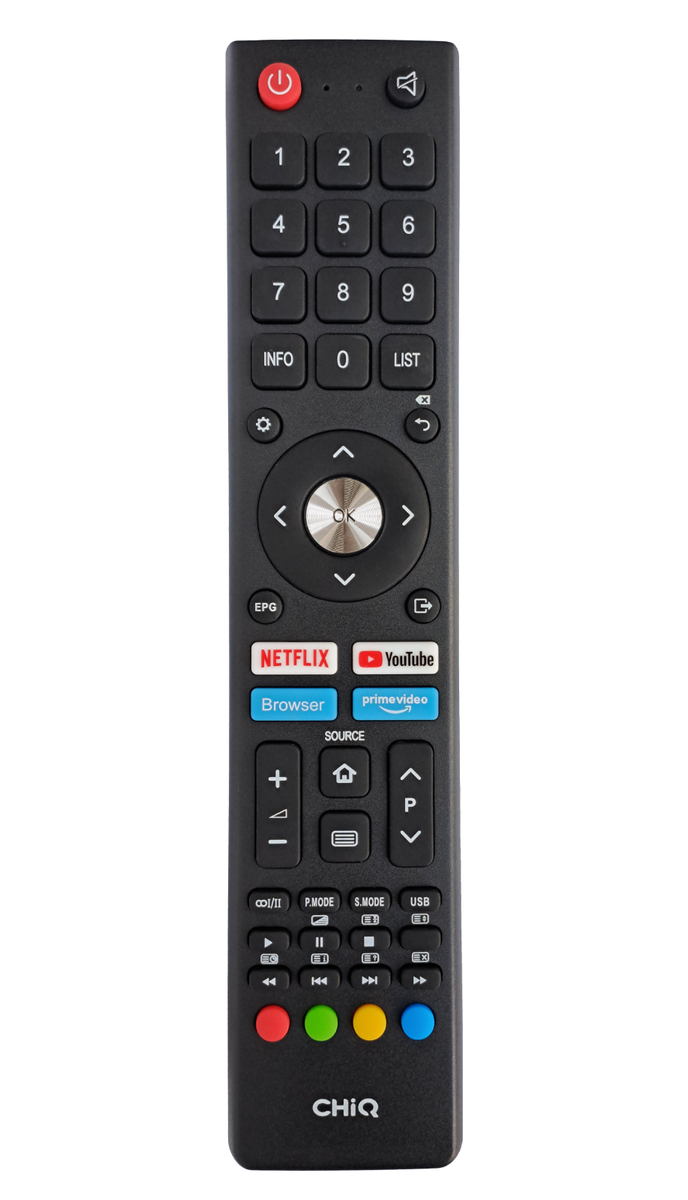 Télécommande Smart TV GCBLTV02ADBBT pour Chiq Smart TV U55H7A U58H7A U43H7A  avec boutons Netflix  : : High-Tech