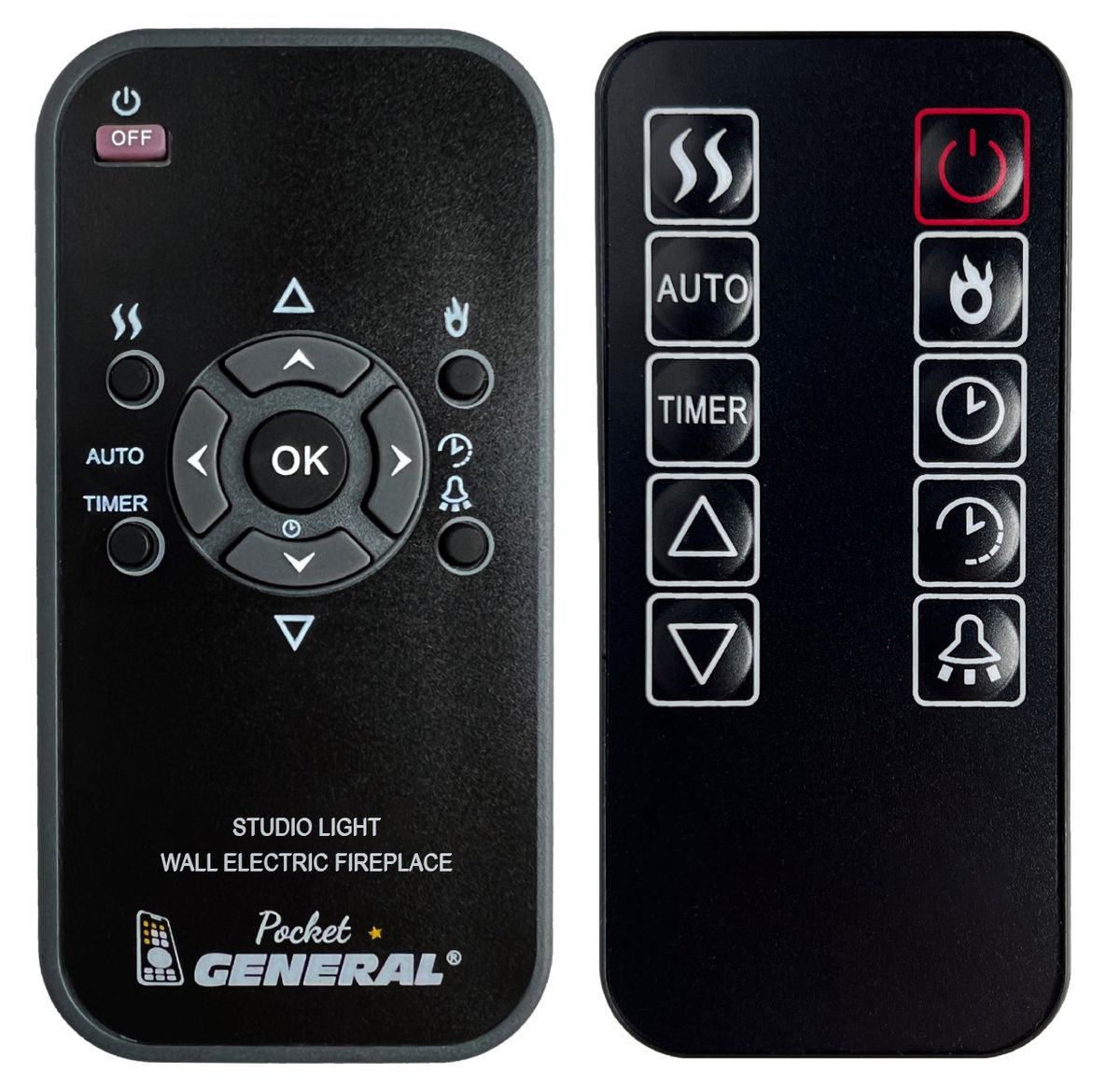 AMBERGLO Wall Mounted Electric Fireplace, ALG037, AGL011, AGL018