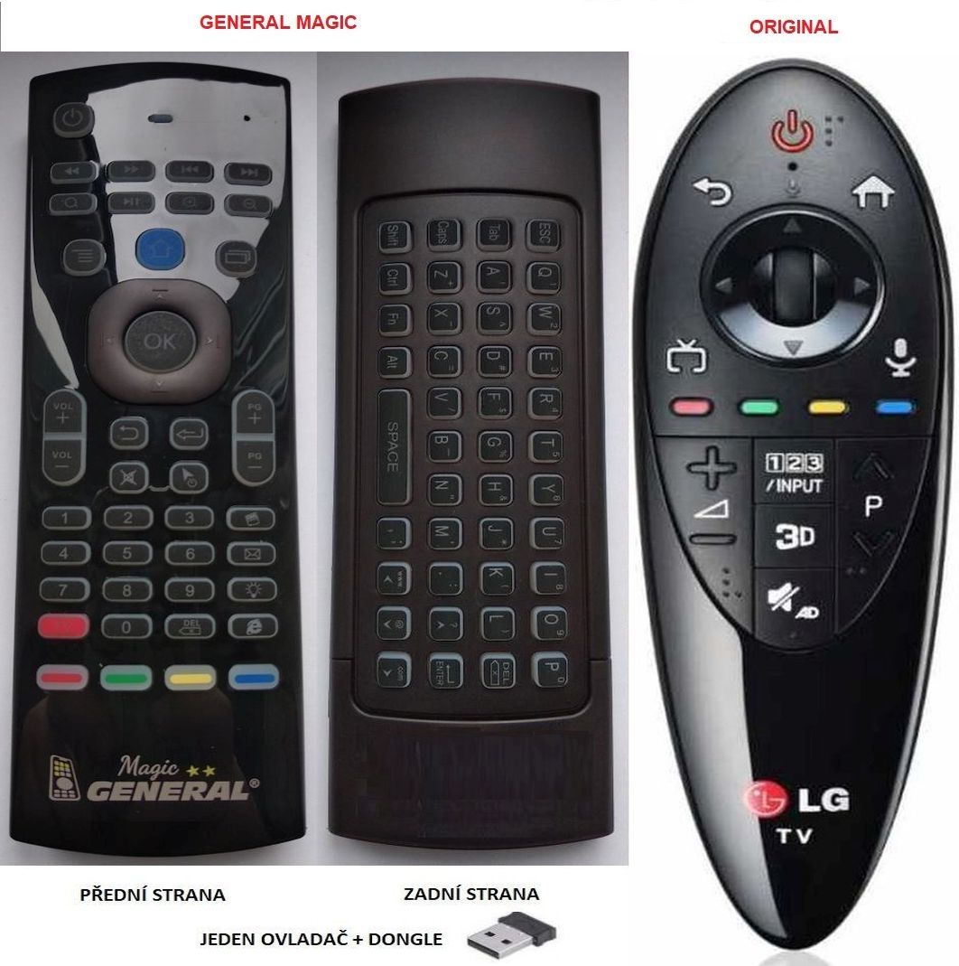 LG AN-MR500, AKB73975807 - Mando a distancia Magic motion, air fly mouse -  $26.5 : REMOTE CONTROL WORLD