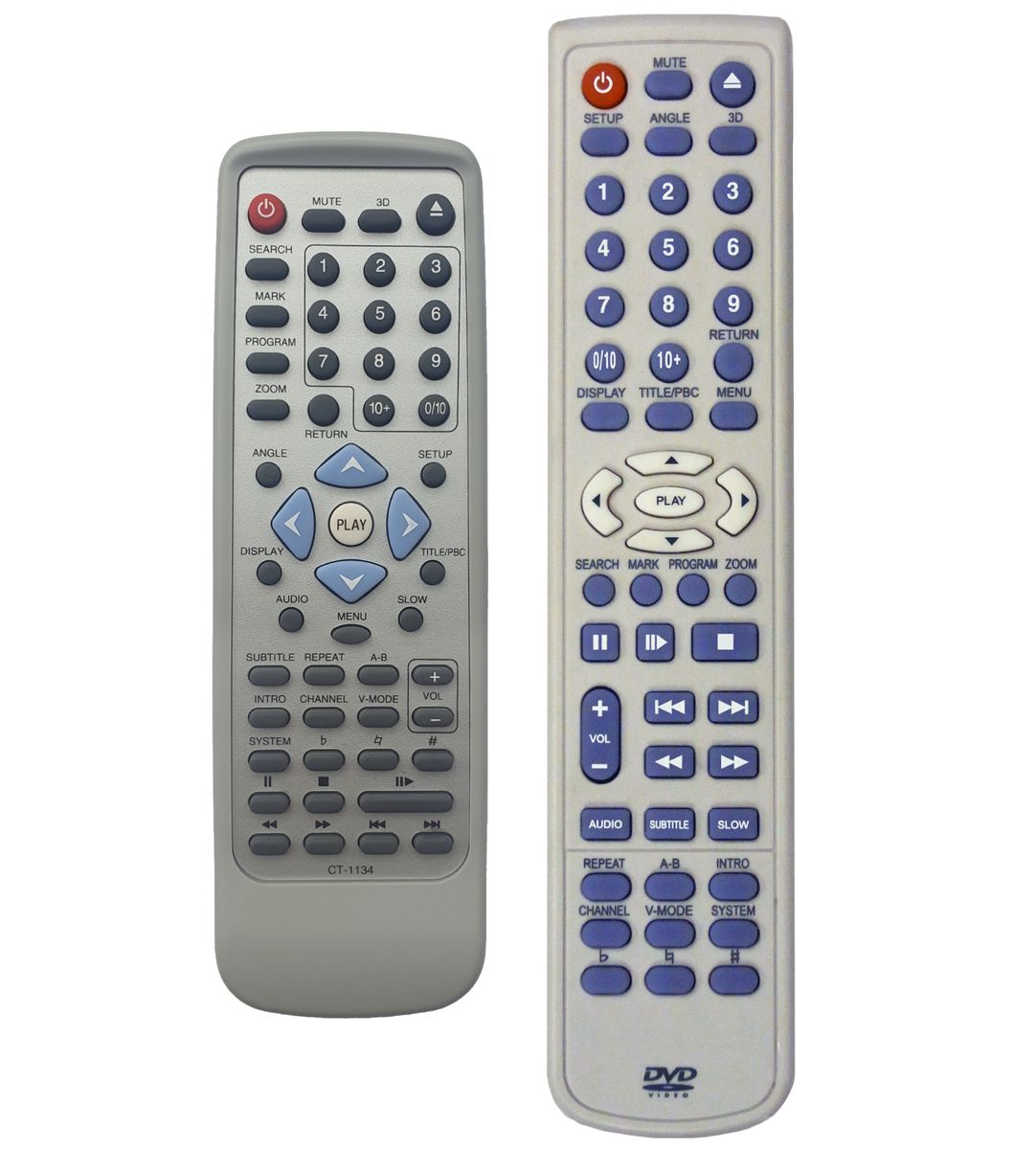 Remote controls DVD, DVD/VCR, BD DAEWOO REMOTE CONTROL WORLD, REMOTE