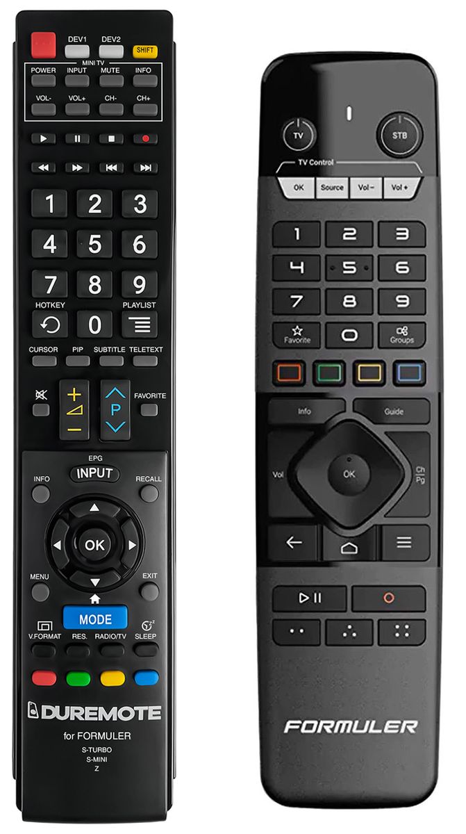 ANDROID TV, FORMULER Z11 pro max, MYTVONLINE2, Z ALPHA, Z+ NEO, Z10 PRO  MAX, Z8, + TV control (mini TV) - remote control duplicate