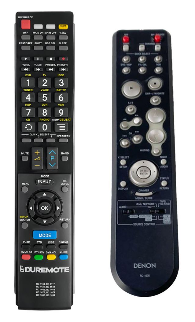 thumbnail image 2 of Genuine Denon Receiver Remote Control RC-1244 – Original Replacement Remote 2 of 6