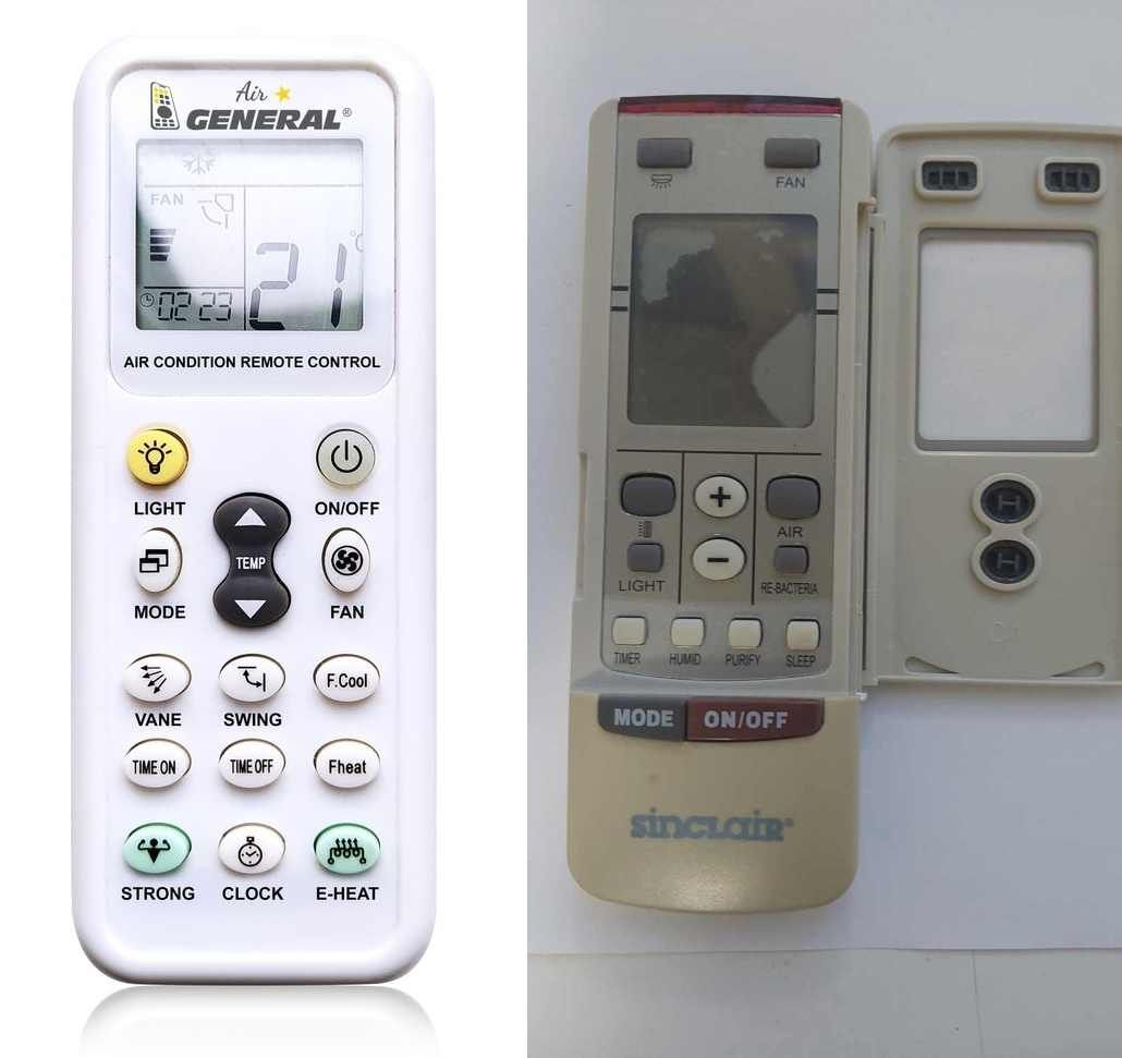 SINCLAIR Y512SB compatibele afstandsbediening van het merk General