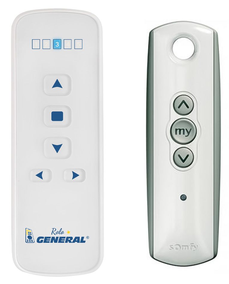 Replacement for Somfy 74300 RTS compatible remote control 21.6