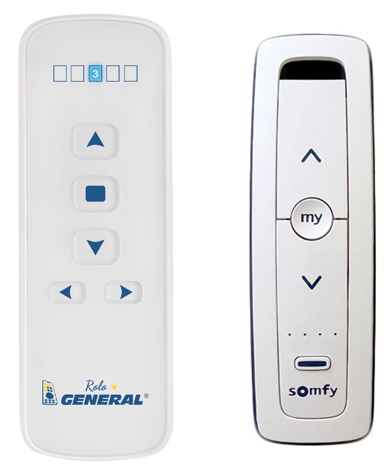 Replacement for SOMFY Situo 5 RTS II compatible remote control 21.