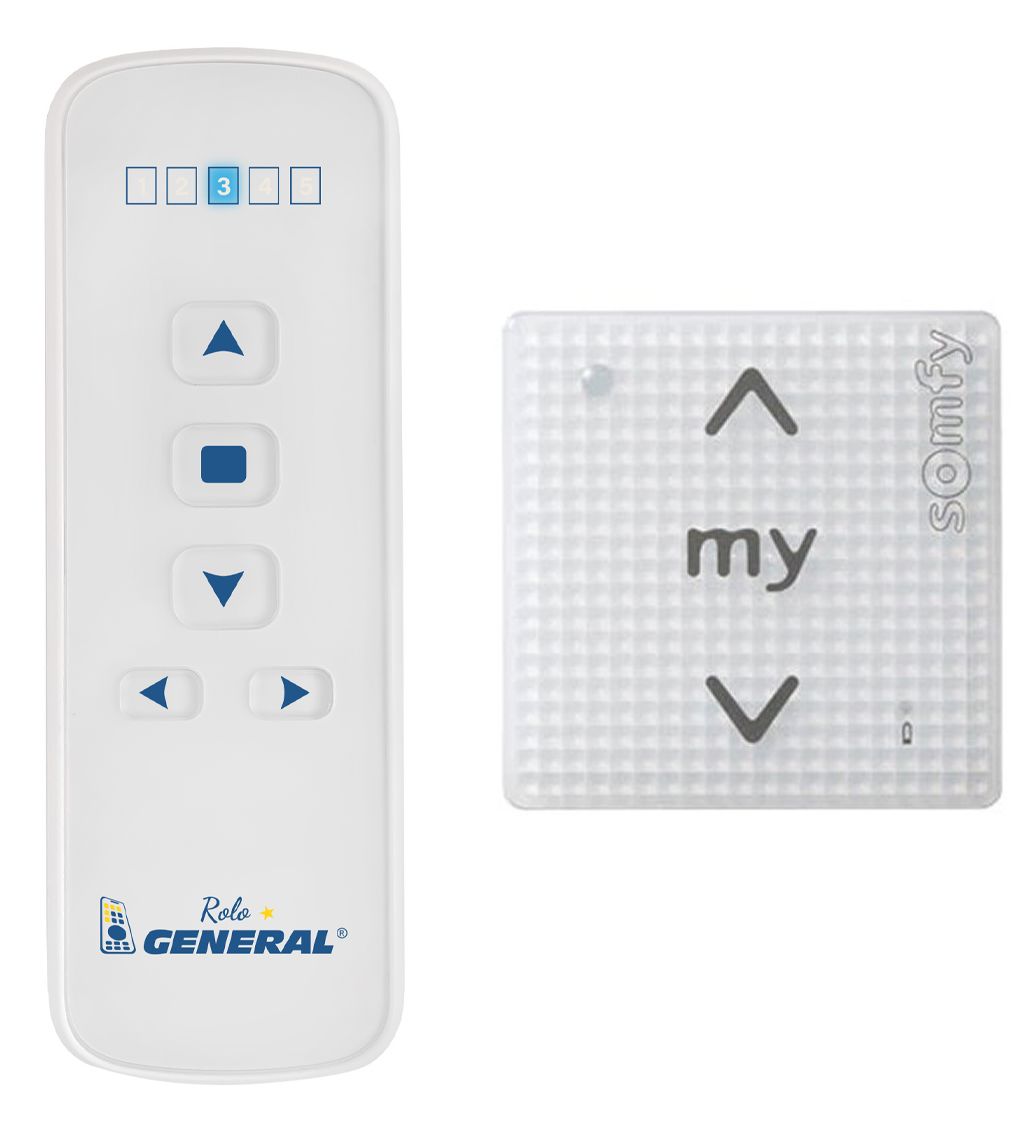 Remote control replacement dedicated for SOMFY Smoove 1 RTS 21.6