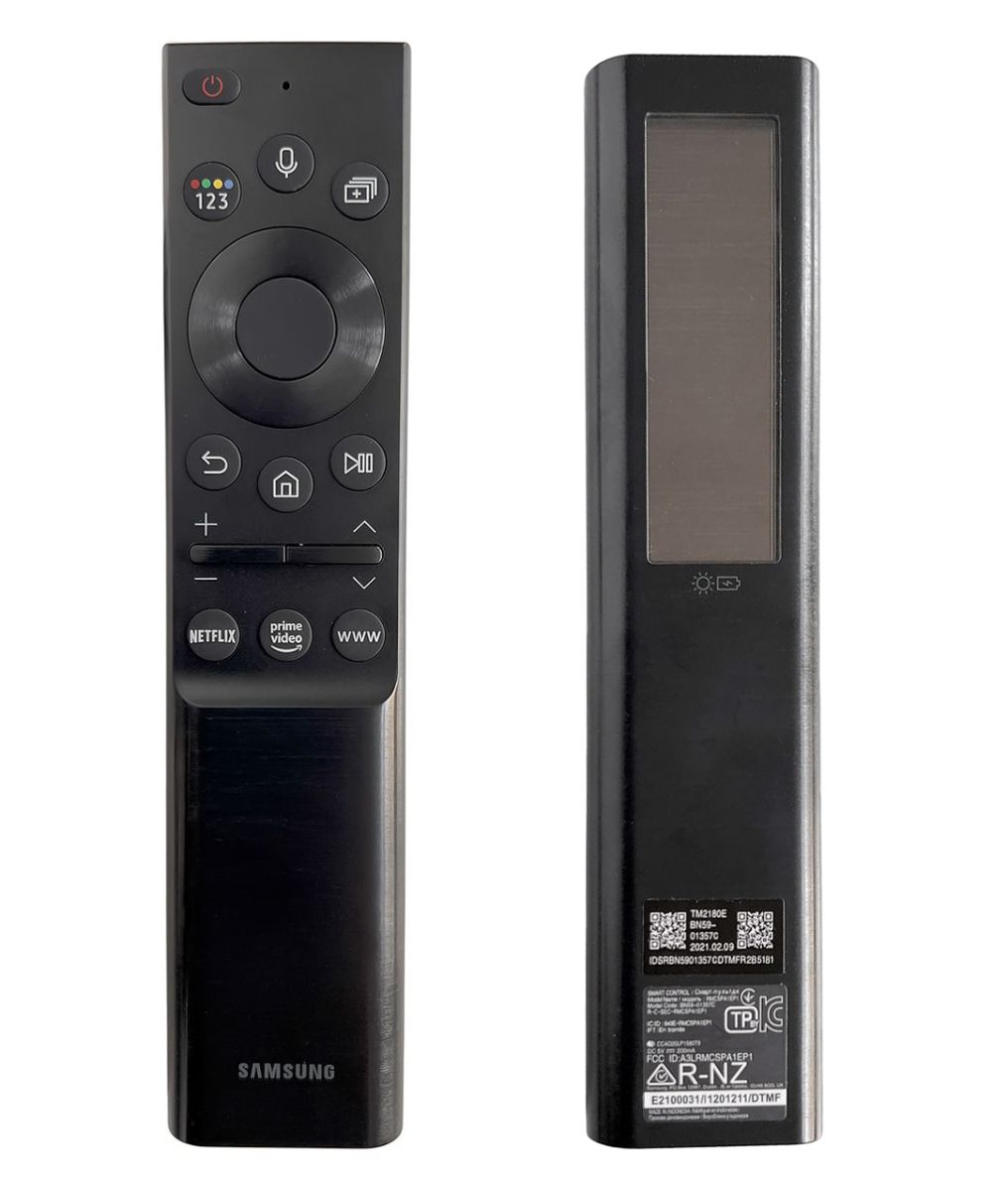 SAMSUNG BN59-01357C - véritable télécommande d'origine avec commande vocale  avec chargement solaire - 50.2 EUR : REMOTE CONTROL WORLD