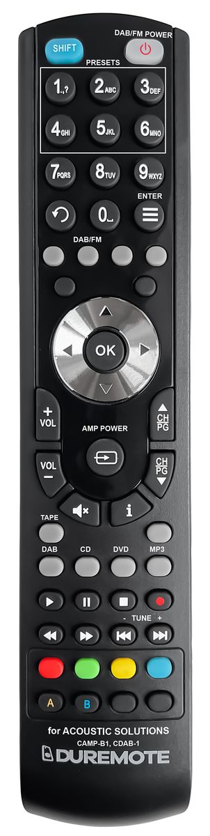 Remote controls AUDIO, CD, AMP ACOUSTIC SOLUTIONS : REMOTE CONTROL ...