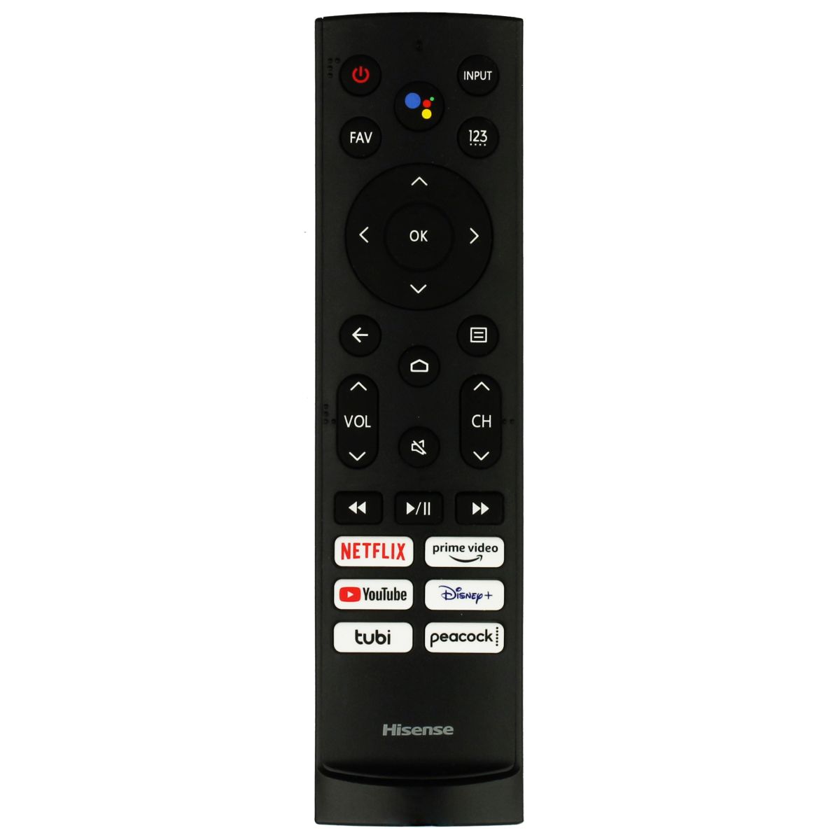 ERF3M90H IR Remote Control For Hisense TVs – 43A65H, 55U8H, 65U8H, 75U8H, 50A65H And More