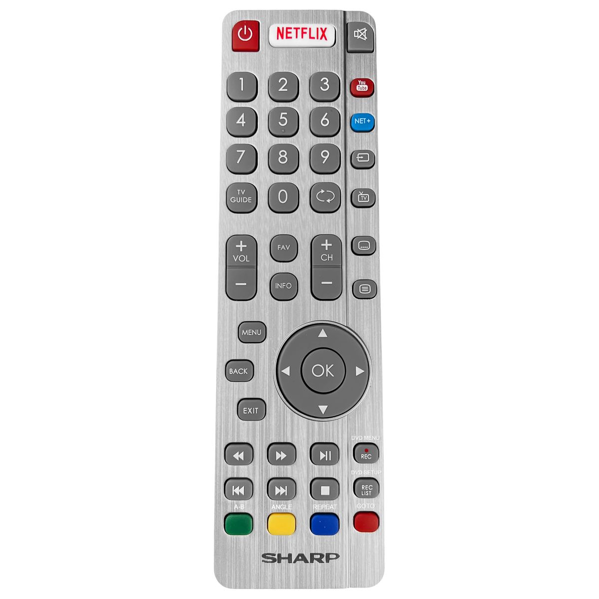 Original Sharp TV Remote Control – Fits LC-40CFG4042E, LC-40CFG6022E, LC-40CFG6241E – BELIFE