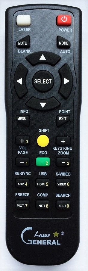 Panasonic N2QADC000011 N2qadc000008 Projector Remote Control for sale online 