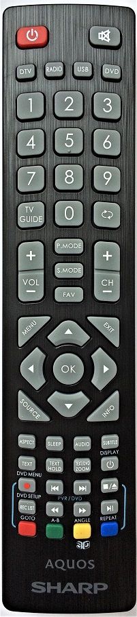 SHARP AQUOS SHW/RMC/0103N - mando a distancia original - $22.1 : REMOTE  CONTROL WORLD