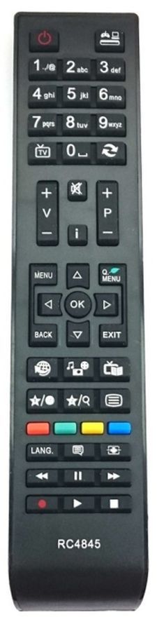 F9100HD-MK2 VINABTY RC4810 30087841 Télécommande Remplacement Fit pour Finlux Telefunken FUJIONKYO F 8600 HD 