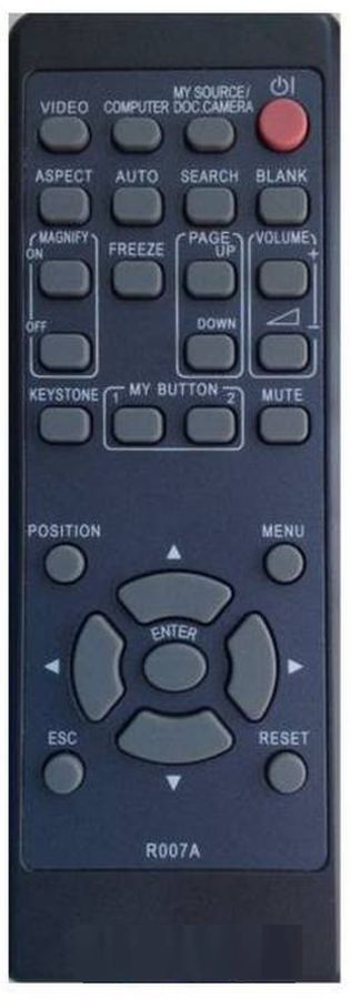 Easy Replacement Remote Control Fit for Hitachi CP-X401 CP-X2 CP-X2510 CP-X2511 Projector
