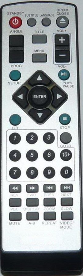 Replacement Remote Control for Technika DVD-1033 