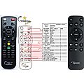OPTOMA UHL55 - remote control, replacement