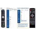 SENCOR SDB-5001T2, SDB-5002T2, SDB-5003T, SDB5104TD, SDB-550T - remote control