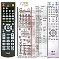 LG 6711R1P071A - remote control, replacement