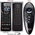 LG AN-MR500, AKB73975807 - Magic motion remote control, flying mouse