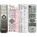 JVC 6711R1P037B - remote control, replacement