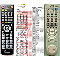 JVC LP20465-006A - remote control, replacement