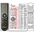 JVC RM-STHS1R, RM-STHS3, RM-STHS5, RM-STHS7, RM-STHS8, RM-STHS9 - remote control, replacement