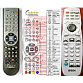 EPSON EB-G5350, EB-G5300, EB-G5200W, EB-G5150, EB-G510 - remote control, replacement