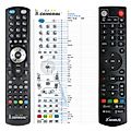 XSarius Android Pure 4K, Pure 2, Avant, Avant 2, 2+, 2+ Ultra, 5G -
compatibele afstandsbediening van het merk General