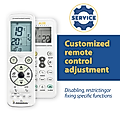 Individual adjustment/customization of the General AIR remote control code - according to your specification