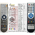 XORO HRS-9100 - remote control, replacement