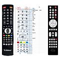 ATOLL IN50SE -
compatible General-branded remote control