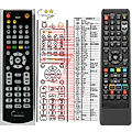 THOMSON CB1160HDD - remote control - replacement