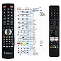 TELEFUNKEN RC45160 - 

compatible General-branded remote control