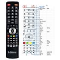 REFLEXION LDDW24N - 

compatible General-branded remote control