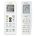 GREE Pular GWH12AGB, GWH24AGD-K6DNA1A Pulse -
compatible General-branded remote control