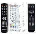 AUDIOSONIC LE-327111K -
compatible General-branded remote control