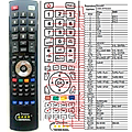 SHARP 050M - remote control, replacement