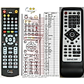 SENCOR SDV-7156, SDV-7111 - remote control, replacement