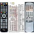 AIWA RC-7AR02 - remote control, replacement