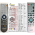 BUSH 845D43BF3XBBUH, 845D43JL3XBBH - remote control, replacement