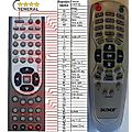 DENVER DVBT-100 - remote control, replacement