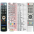 ECG DRC-0150-MS3 - remote control, replacement