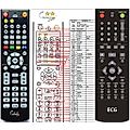 ECG DVD2610USB, DVD3230, DVD4516USB - remote control, replacement