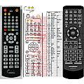 HYUNDAI DV2H378DU, DV2X217DU - remote control, replacement